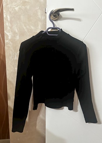 Siyah Balıkçı Yaka Kadın Kazak - Görsel 2