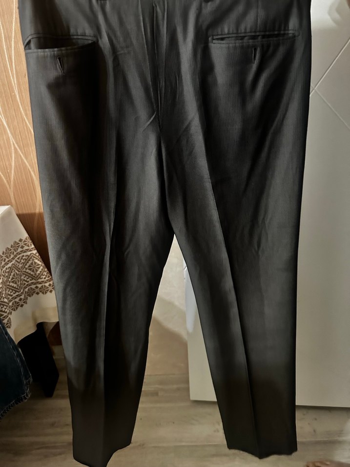 Gri Regular Fit Erkek Ofis Pantolonu - Görsel 2