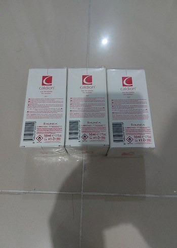 Diğer Caldion parfüm 3 adet 50 ml