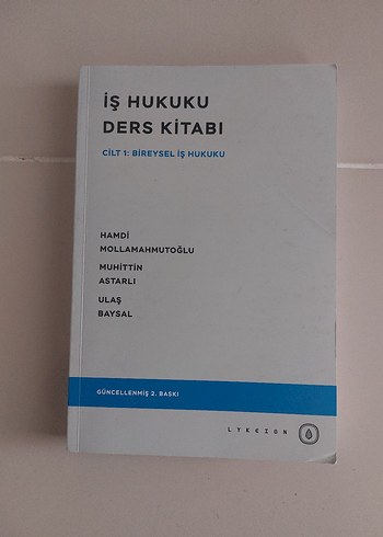 İş Hukuku Ders Kitabı Cilt 1