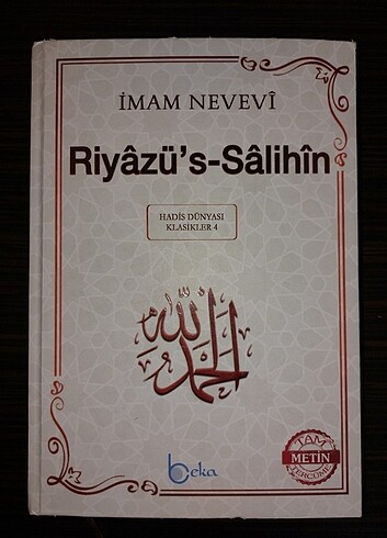 Riyazus Salihin İmam Nevevi Şamua kağıt