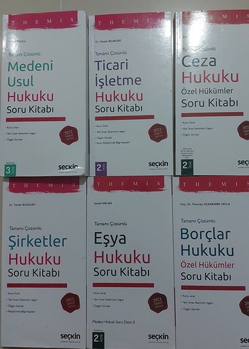  Seçkin Hukuk Soru Kitapları Seti