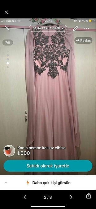 Pembe abiye
