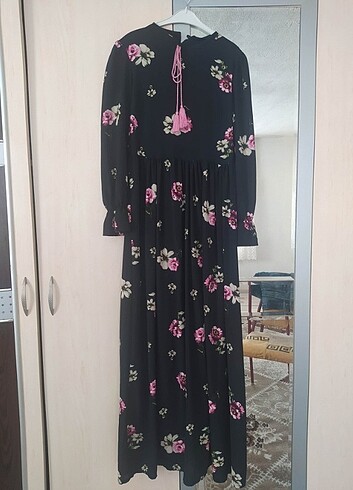 l Beden Çiçekli elbise