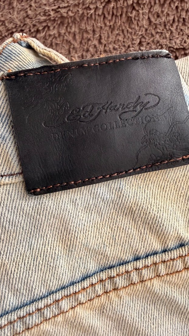 Ed Hardy jean. Orijinal — görsel 3/18