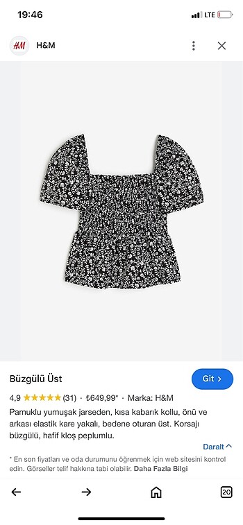 H&M bluz
