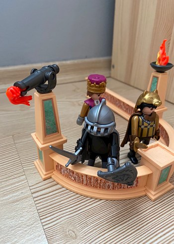 Beden Playmobil üç figür ve alanı