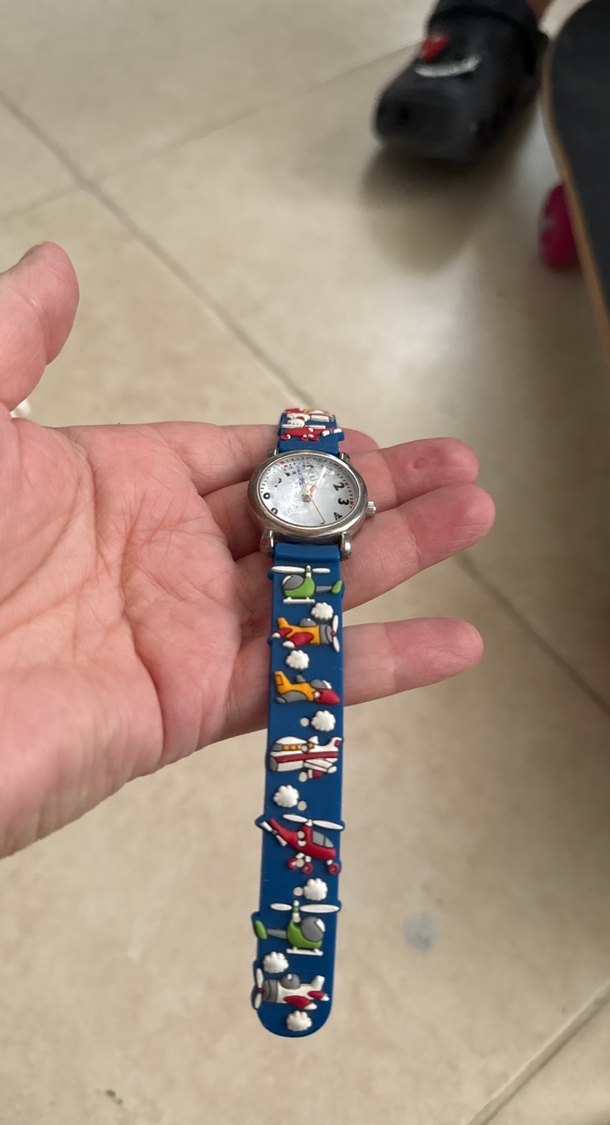 Renkli Baskılı Çocuk Saati - Görsel 4