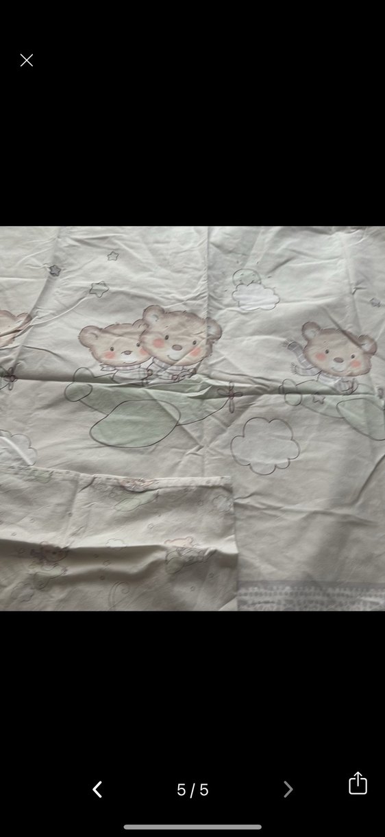 Gri Baskılı Çocuk Nevresim ve Yatak Örtüsü - Görsel 2