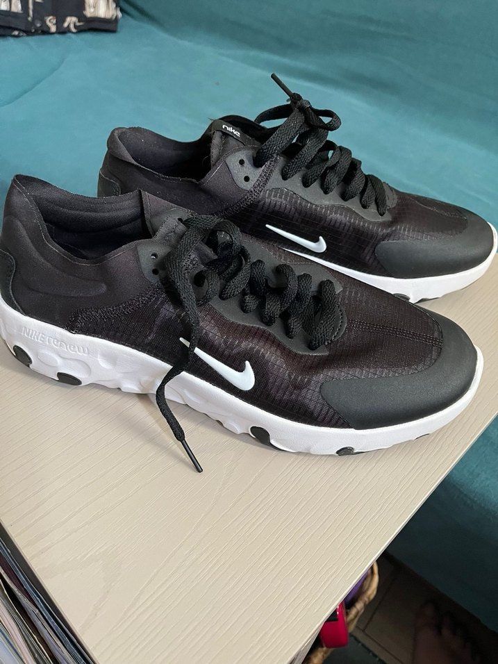 Siyah Bağcıklı  Spor Ayakkabısı - Görsel 2