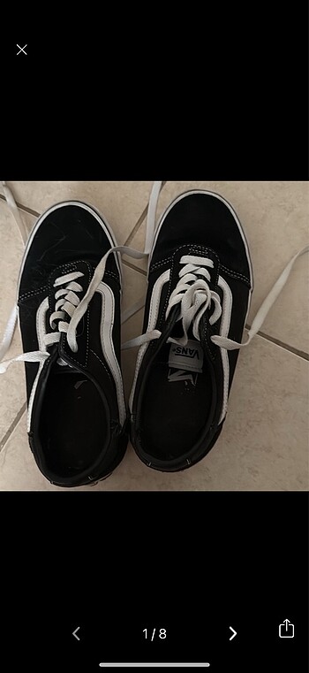 Orjinal Vans 36,5 -37 numara giyiyorum