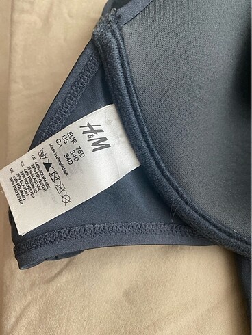 42 Beden gri Renk Bikini üstü