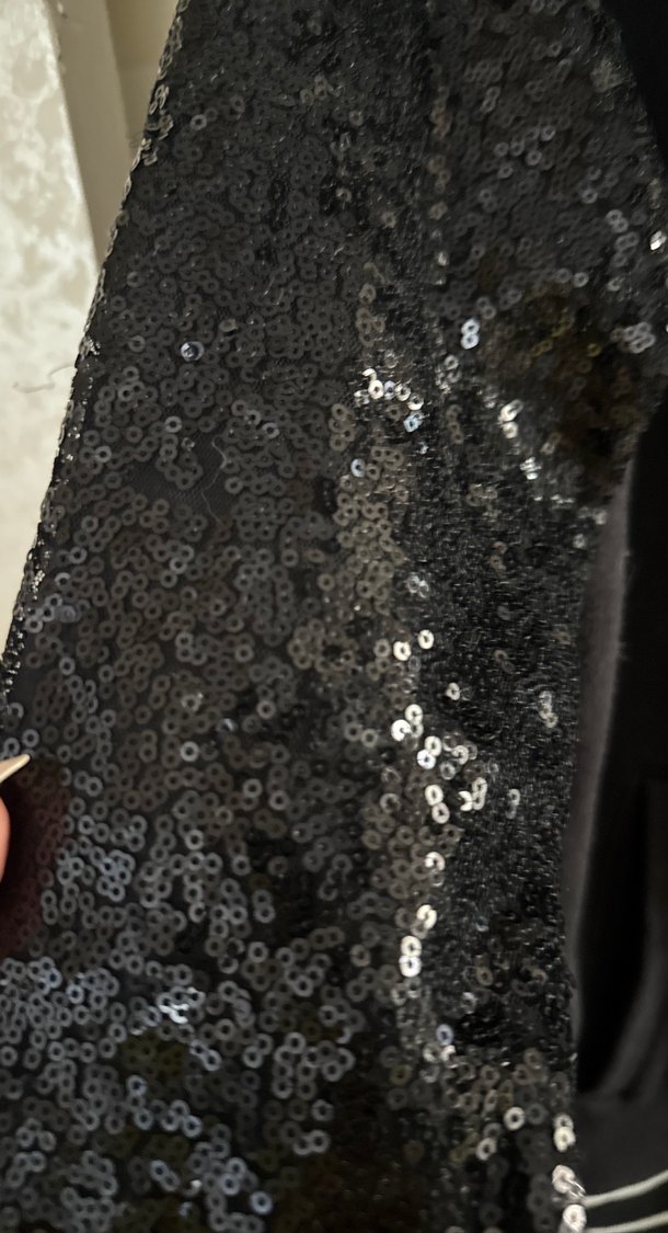 Siyah Fermuarlı Kadın Ceket LTB - Görsel 3