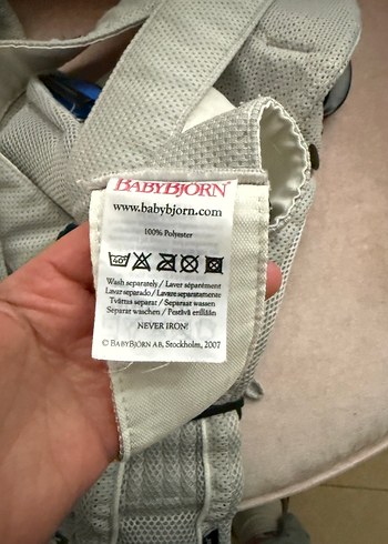 Gri BabyBjörn Bebek Taşıyıcı - Görsel 5
