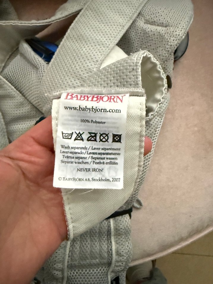 Gri BabyBjörn Bebek Taşıyıcı - Görsel 5