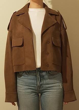 Zara Zara Suni Süet Ceket