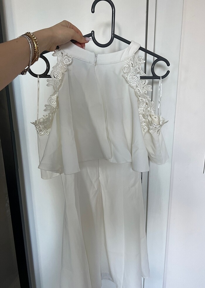 Beyaz elbise - Görsel 4