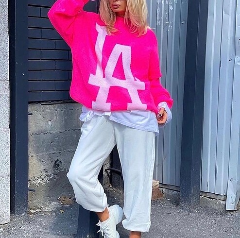 Bershka Pembe kazak