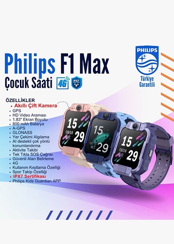 Philips Philips Koyu Mavi Akıllı Saat