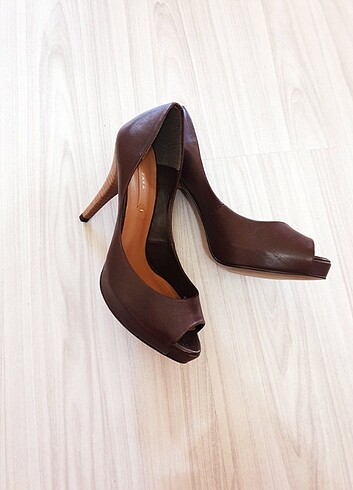 36 Beden kahverengi Renk Zara Stiletto