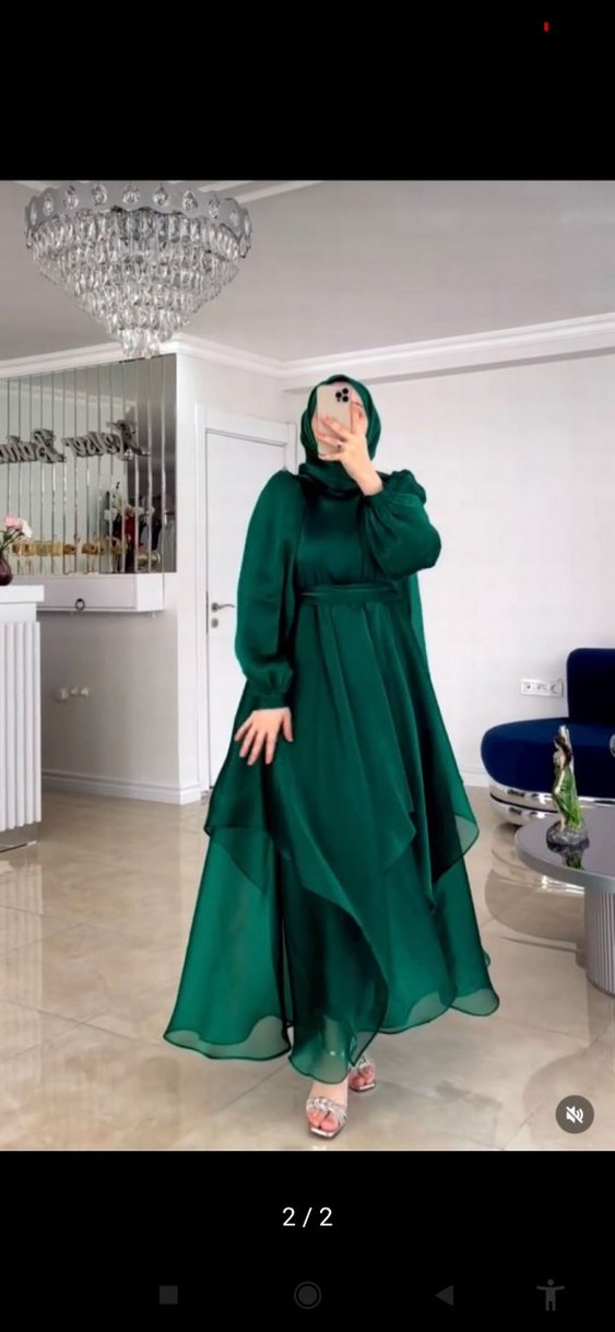 tesettür Abiye Elbise - Görsel 2