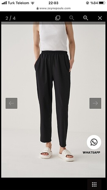 Zeynep sule pull on pantolon