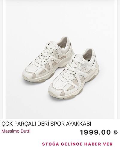 Massimo dutti spor ayakkabı sneakers
