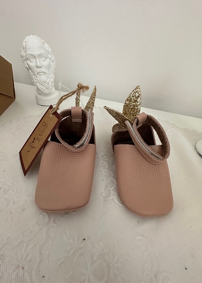 Bebek ayakkabı gerçek deri yumuşacık 11 cm - Görsel 2