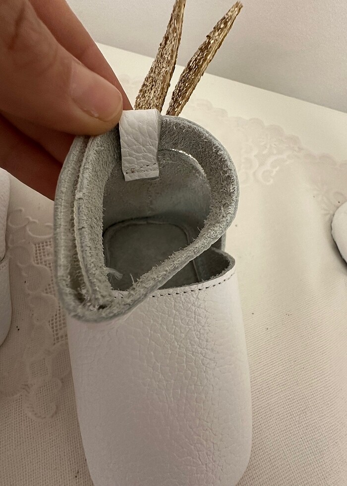 Bebek ayakkabı gerçek deri 11 cm - Görsel 3