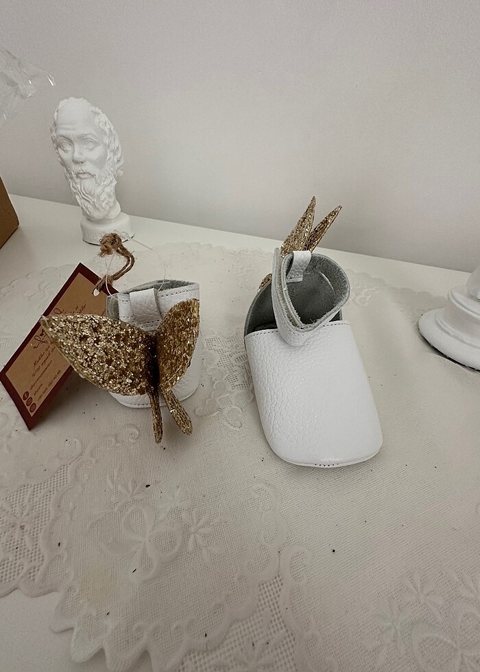 Bebek ayakkabı gerçek deri 11 cm - Görsel 2