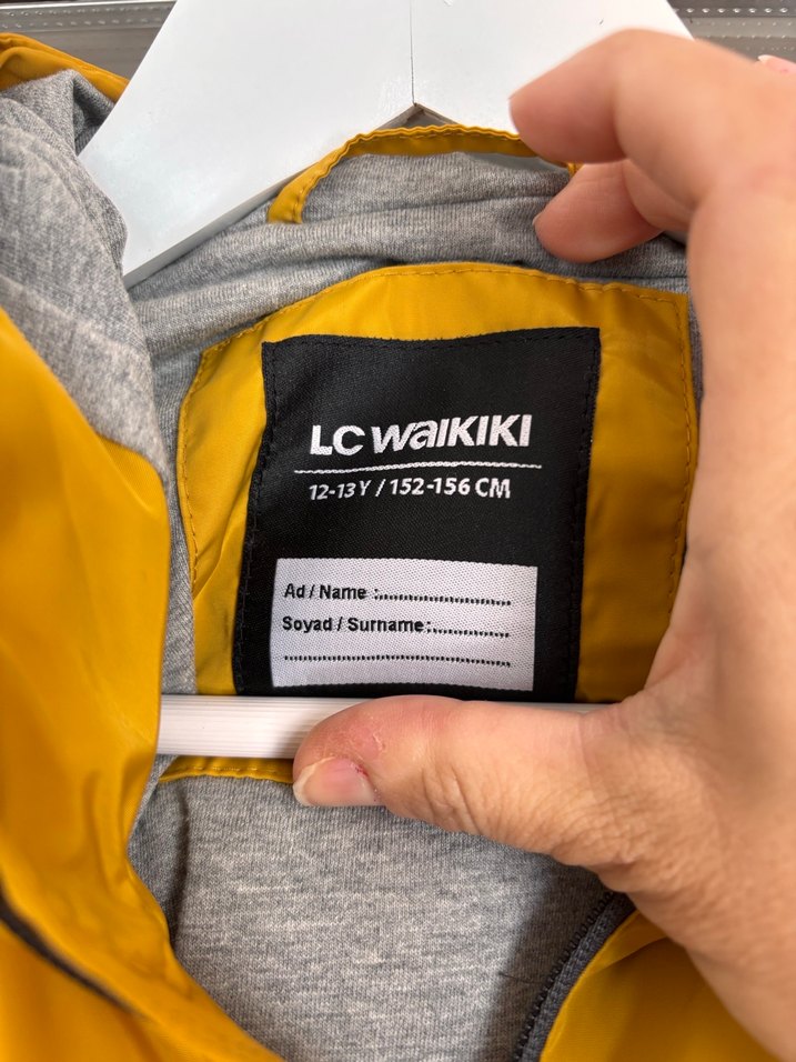 Sarı Fermuarlı çocuk Yağmurluk - Görsel 4