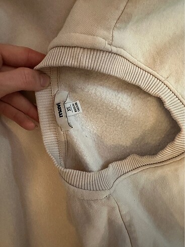 xs Beden camel Renk Mavi marka sweatshirt