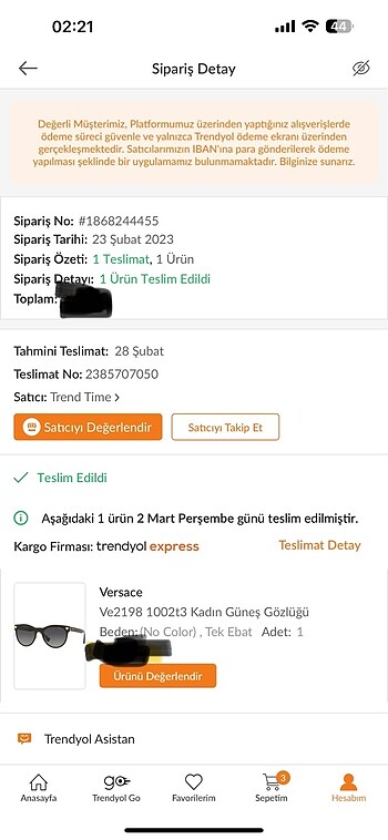 universal Beden Versace güneş gözlüğü