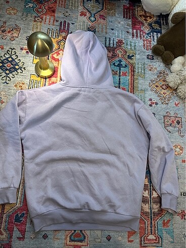 xs Beden mor Renk Mavi sweatshirt