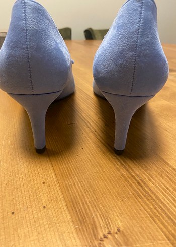 40 Beden mavi Renk Mavi Süet Stiletto Topuklu Kadın Ayakkabı