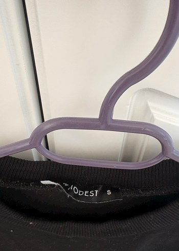 Siyah Kadın Uzun Kollu Salaş Tunik - Görsel 3