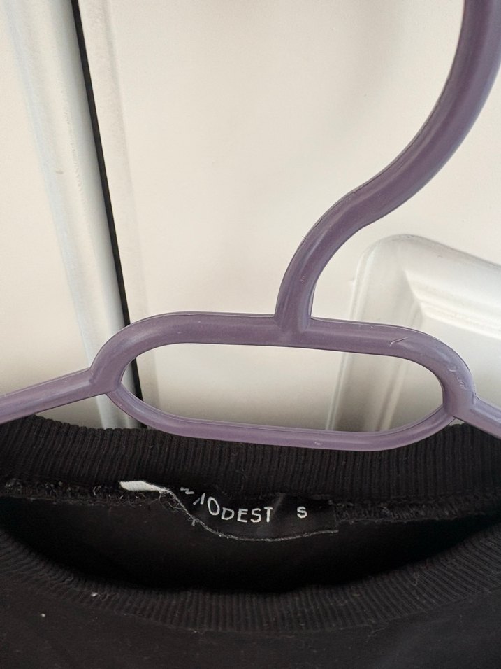 Siyah Kadın Uzun Kollu Salaş Tunik - Görsel 3