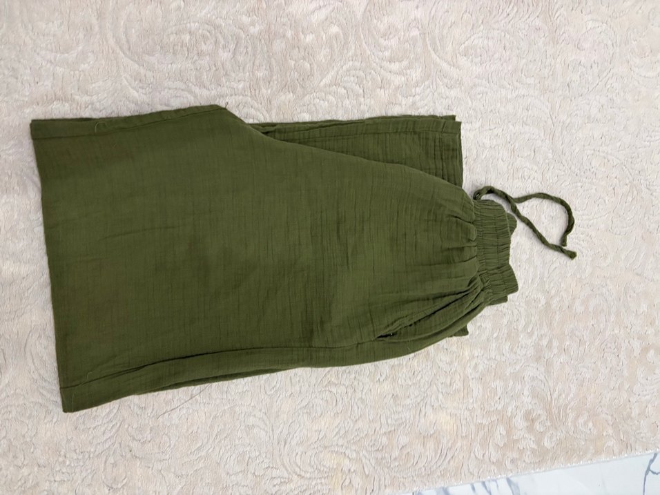 Muslin palazzo pantolon - Görsel 3