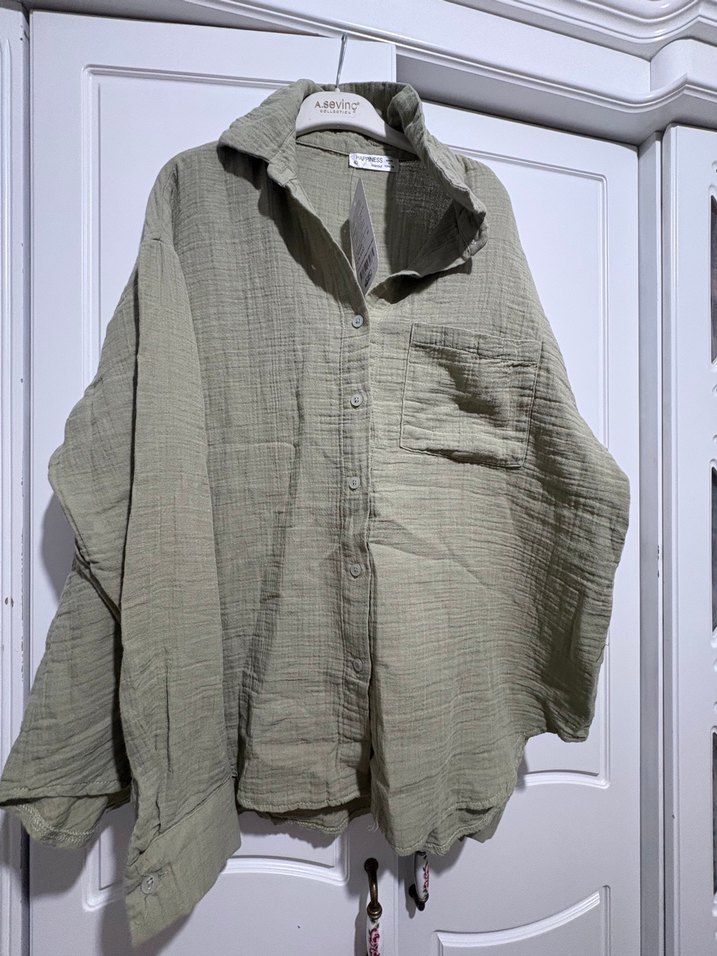 Muslin gomlek - Görsel 3