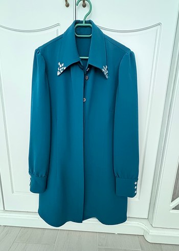 Şık krep tunik - Görsel 5