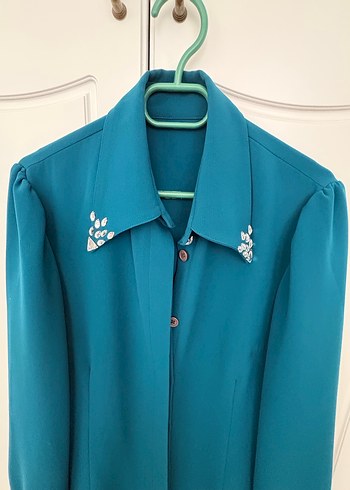 Şık krep tunik - Görsel 4