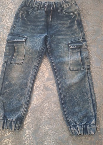 Beli lastikli Erkek Çocuk Kot Pantolon