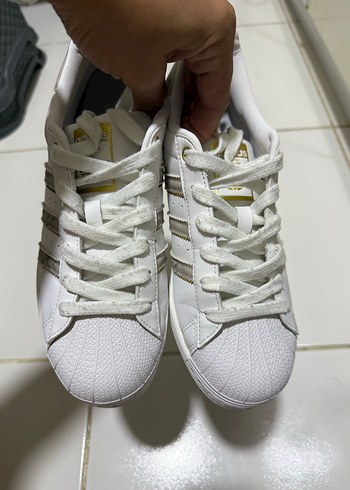 39,5 Beden Beyaz Adidas superstar Kadın Spor Ayakkabı