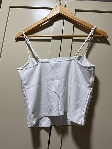 m Beden beyaz Renk H&M askılı üst