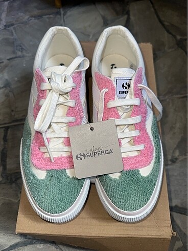 Superga Superga punch işlemeli ayakkabı