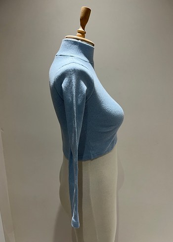 Yüksek Yakalı  Kadın Kazak - Görsel 2