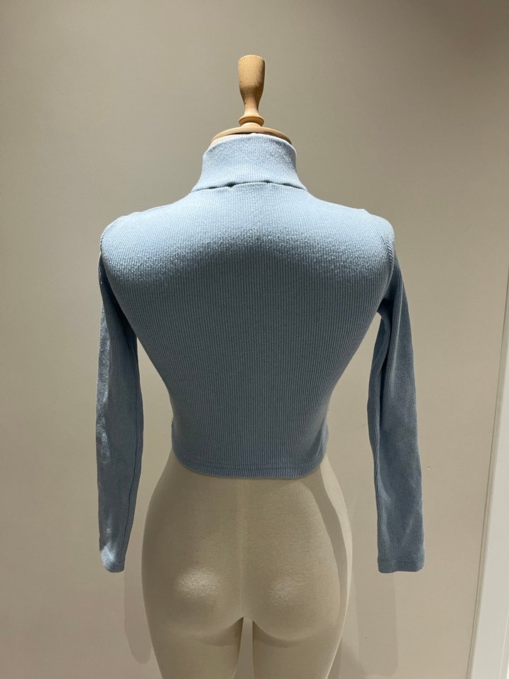 Yüksek Yakalı  Kadın Kazak - Görsel 3