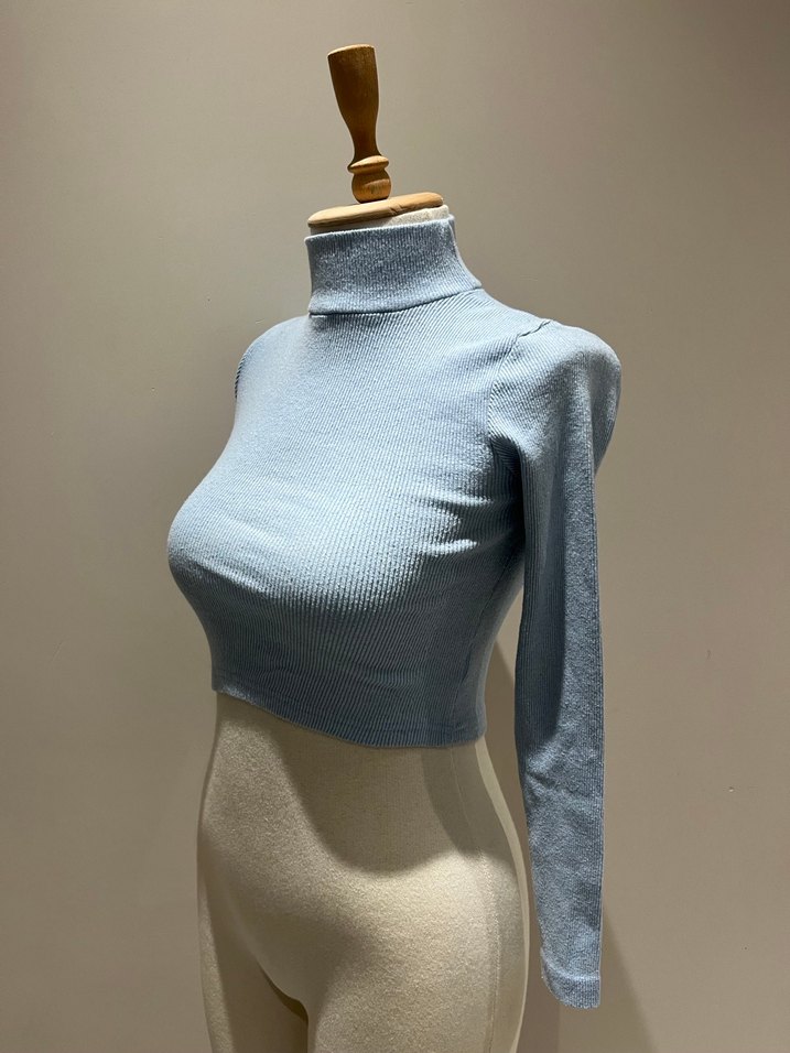 Yüksek Yakalı  Kadın Kazak - Görsel 4