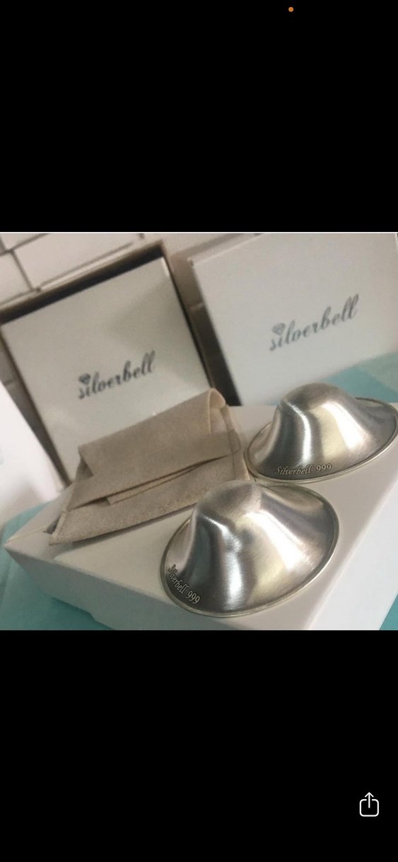 Silverbell Gri Emzirme Göğüs kapağı - Görsel 2