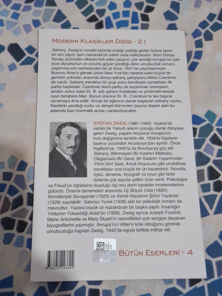 Satranç - Stefan Zweig - Görsel 2